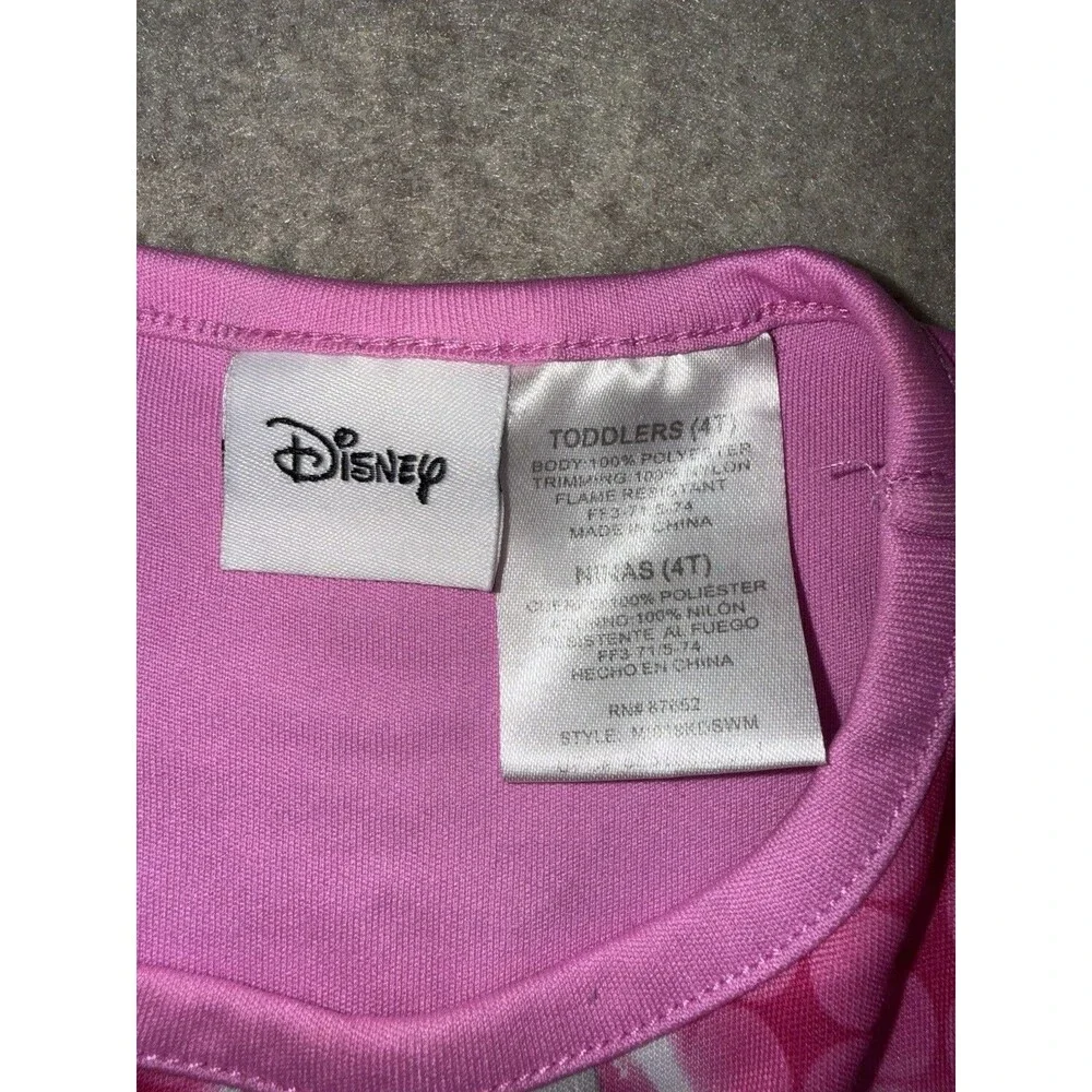 Disney Girls 4T Pink Minnie Mouse Night Gown - Picture 2 of 3